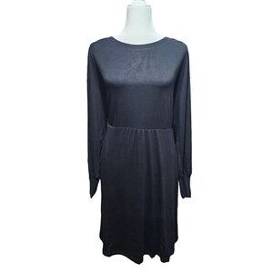 NWT Torrid Black Mini Super Soft Puff Sleeve Skater Dress size 2/18-20